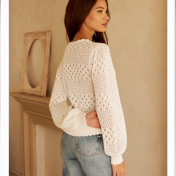 NWT BTB Los Angeles Lurex Knit Orli Sweater - Picture 2 of 3